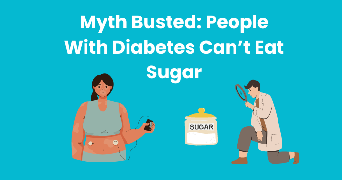 people with diabetes can eat sugar or not